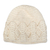 100% alpaca knit hat, 'Ivory Shapes' - Cable Knit Ivory 100% Alpaca Hat from Peru