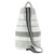 Cotton shoulder bag, 'Flowing River in Black' (15 inch) - Striped Black and Off-White Shoulder Bag (15 Inch)