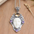 Citrine and amethyst pendant necklace, 'Flowering Woman' - Hand Crafted Amethyst and Citrine Pendant Necklace (image 2b) thumbail