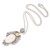 Citrine and amethyst pendant necklace, 'Flowering Woman' - Hand Crafted Amethyst and Citrine Pendant Necklace (image 2c) thumbail