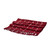 Cotton scarf, 'Strawberry Shine' - Handloomed Red Cotton Scarf with a Gingham-Inspired Pattern