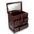 Mohena wood and leather jewelry box, 'Ancient Legacy' - Colonial Wood Leather Jewelry Box and Decorative Chest