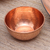 Copper bowl, 'Warm Glow' - Hammered Copper Bowl Handcrafted in Bali thumbail