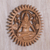 Reliefplatte aus Holz - Signierte und handgeschnitzte Wandrelieftafel von Lord Shiva