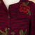 100% alpaca cardigan, 'Embellished Andes' - Floral Themed 100% Alpaca Cardigan from Peru (image 2e) thumbail