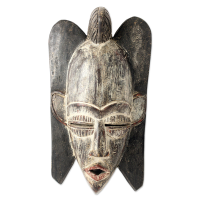 African mask, 'Wings' - Winged African Mask