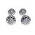 Marcasite stud earrings, 'Remember My Name' - Marcasite and Sterling Silver Stud Earrings thumbail