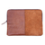Leather and suede laptop case, 'Elegant Tones' - Burnt Sienna and Ginger Leather and Suede Laptop Case