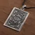 Sterling silver pendant, 'Ancient Beauty' - Artisan Crafted Sterling Silver Floral Pendant