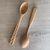 Wood serving spoons, 'Savory Traditions' (pair) - Armenian Hand Carved Beechwood Serving Spoons (Pair)