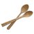 Wood serving spoons, 'Savory Traditions' (pair) - Armenian Hand Carved Beechwood Serving Spoons (Pair)