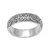 Sterling silver band ring, 'Destiny Engraved' - 925 Sterling Silver Swirling Fern Band Ring from Indonesia