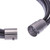 Leather strand bracelet, 'Mighty Strength in Black' - Leather Strand Bracelet in Black from Thailand (image 2f) thumbail