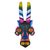 Ceramic mask, 'Age-Old Devil' - Colorful Ceramic Devil Mask from Peru