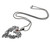 Garnet pendant necklace, 'Heart of the Vineyard' - Heart Shaped Sterling Silver Pendant Necklace with Grapes