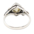 Labradorite single stone ring, 'Grey Morning' - Labradorite and Sterling Silver Single Stone Ring (image 2d) thumbail