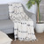 Tie-dye cotton throw, 'Diamond Waves' - Tie-Dye Cotton Slub Throw from India