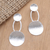 Sterling silver drop earrings, 'Sweet Friendship' - Textured Sterling Silver Drop Earrings