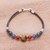 Multi-gemstone beaded bracelet, 'Playful Rainbow' - Multi-Gemstone Beaded Bracelet Crafted in Thailand