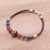 Multi-gemstone beaded bracelet, 'Playful Rainbow' - Multi-Gemstone Beaded Bracelet Crafted in Thailand