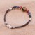 Multi-gemstone beaded bracelet, 'Playful Rainbow' - Multi-Gemstone Beaded Bracelet Crafted in Thailand