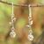 Sterling silver dangle earrings, 'Garland' - Thai Sterling Silver Dangle Earrings
