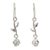 Sterling silver dangle earrings, 'Garland' - Thai Sterling Silver Dangle Earrings