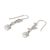 Sterling silver dangle earrings, 'Garland' - Thai Sterling Silver Dangle Earrings