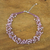 Pearl choker, 'Pink Web of Beauty' - Pearl Strand Necklace