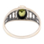 Peridot single stone ring, 'Prosperous Dazzle' - Sterling Silver Single Stone Ring with 1-Carat Peridot Gem (image 2c) thumbail