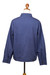 Chaqueta de algodón para hombre. - Chaqueta de sarga de algodón índigo para hombre de la India