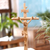 Cruz de pared de madera - Escultura de pared de madera de cocodrilo de Jesús en la cruz