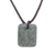 Jade pendant necklace, 'Ancestral Glory' - Green Jade Pendant Necklace with Cotton Cord thumbail