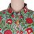 Camisa de algodón con estampado floral - Camisa de algodón estampada con botones