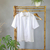 Camisa hombre algodón bordado - Camisa de hombre blanca de algodón bordada