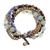 Multi-gemstone beaded torsade bracelet, 'Thai Tranquility' - Multi-Gemstone Beaded Torsade Bracelet from Thailand (image 2c) thumbail