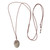 Beige howlite pendant necklace, 'Gemstone Mystique' - Brazilian Handcrafted Beige Howlite Pendant Necklace