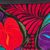 Cotton accent leather sling, 'Traveling Bouquet in Black' - Floral Cotton Accent Leather Sling in Black from Mexico