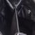 Cotton accent leather sling, 'Traveling Bouquet in Black' - Floral Cotton Accent Leather Sling in Black from Mexico