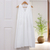 Cotton dress, 'Relaxing Day' - Sleeveless Cotton Gauze Summer Dress in White from Thailand (image 2c) thumbail