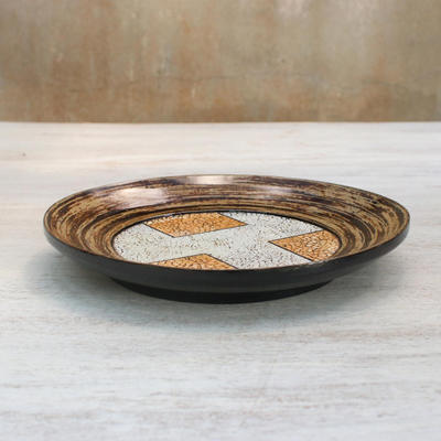 Centro de mesa de mosaico de cáscara de huevo - Centro de mesa decorativo de mosaico de cáscara de huevo