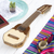 Wood ronroco guitar, 'Inca Sun' - Handcrafted Genuine Peruvian Ronroco Guitar with Case