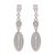 Sterling silver filigree dangle earrings, 'Glistening Ovals' - Oval Sterling Silver Filigree Dangle Earrings from Bali