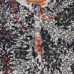 Embroidered cotton shirtdress, 'Antique Rose' - Long-Sleeved Embroidered Cotton Shirtdress with Floral Print