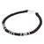 Silver accent wristband bracelet, 'Hill Tribe Heritage' - Handmade Silver Braided Bracelet from Thailand