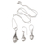 Cultured pearl jewelry set, 'Fairy Charm' - Hand Made Cultured Pearl Jewelry Set thumbail