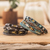 Beaded wrap bracelets, 'Atitlan Nightfall' (pair) - 2 Hand-Woven Beaded Wrap Bracelets in Blue and Black