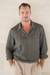 Men's linen shirt, 'Wish List in Sage' - Men's Long-Sleeved Linen Shirt