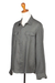 Men's linen shirt, 'Wish List in Sage' - Men's Long-Sleeved Linen Shirt