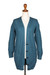 Merino wool boyfriend cardigan, 'Aran Heritage' - Irish Merino Wool Boyfriend Cardigan